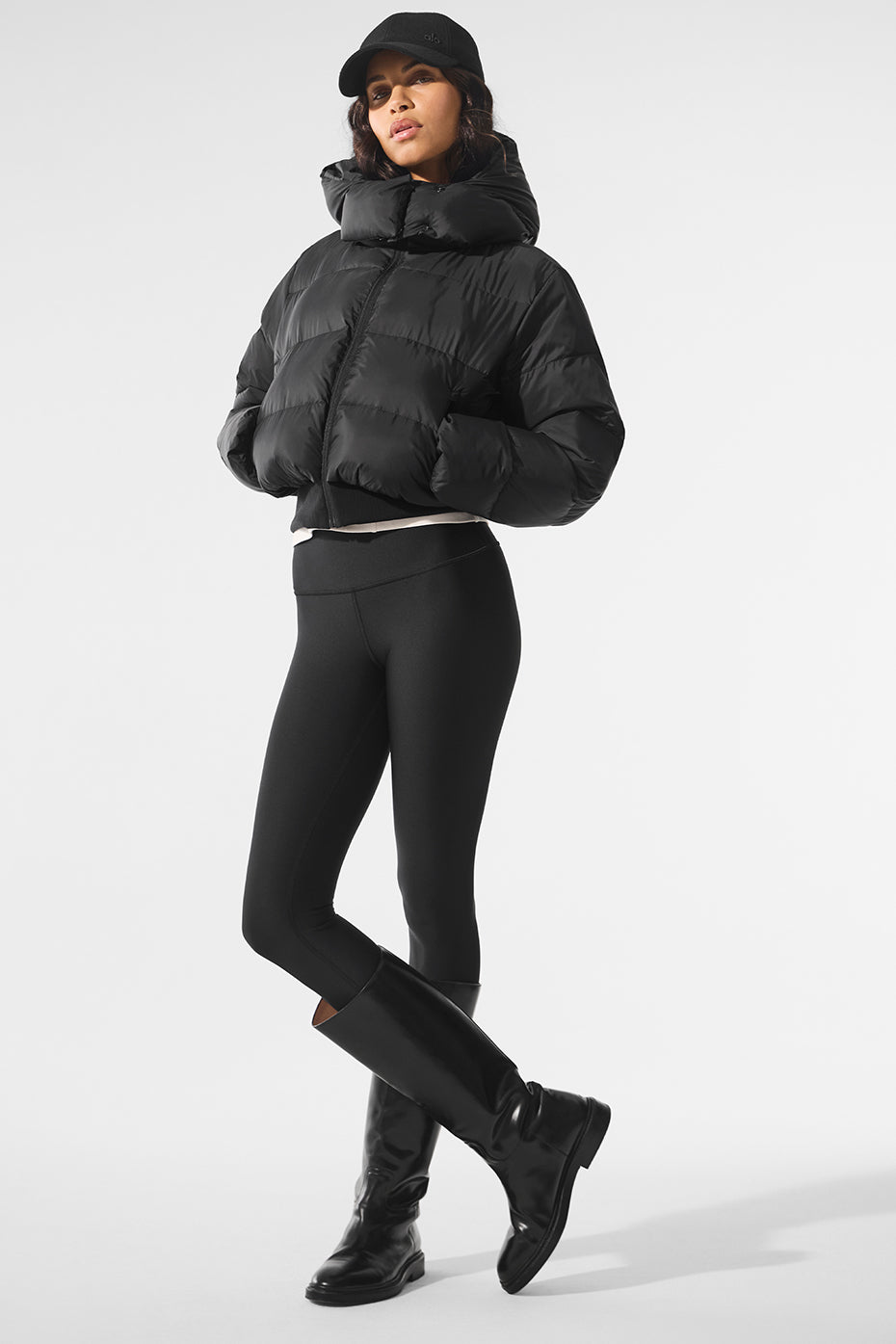 Foxy Puffer Jacket Black - Image 4