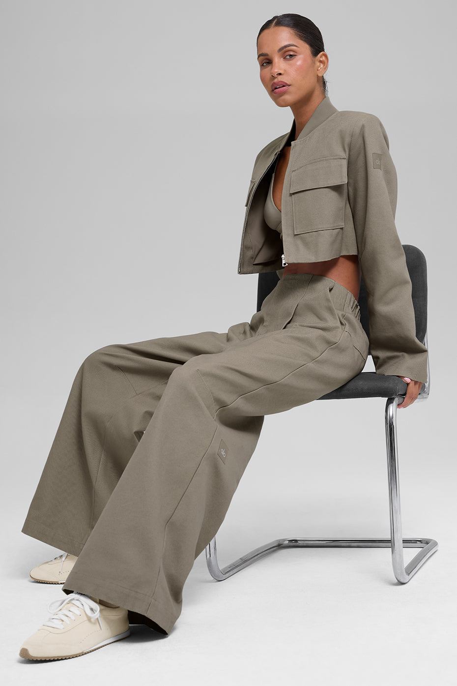 Cropped Main Character Jacket Light Cocoa - Image 6