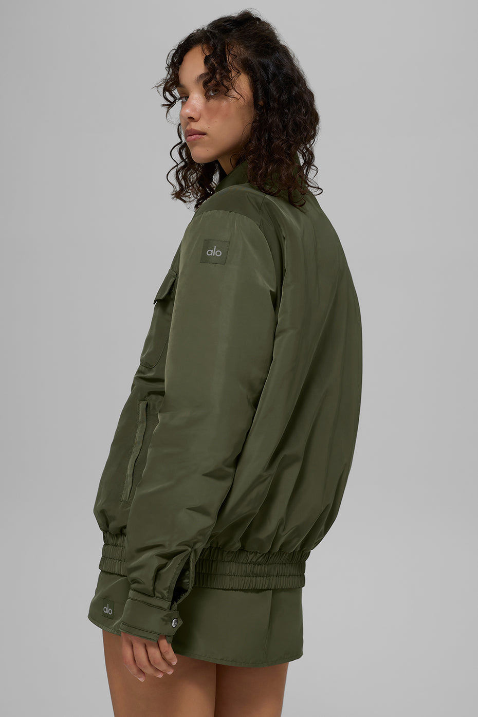 Work It Bomber Green Olive - Image 3