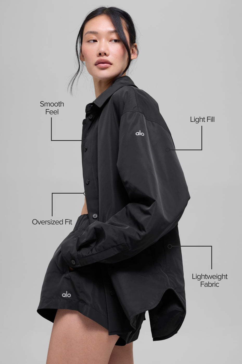 Socialite Shacket Black - Image 2