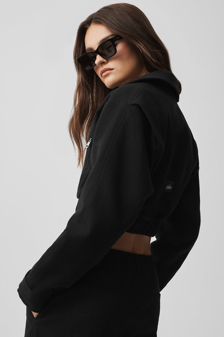 Cropped Cosmopolitan Jacket Black - Image 3