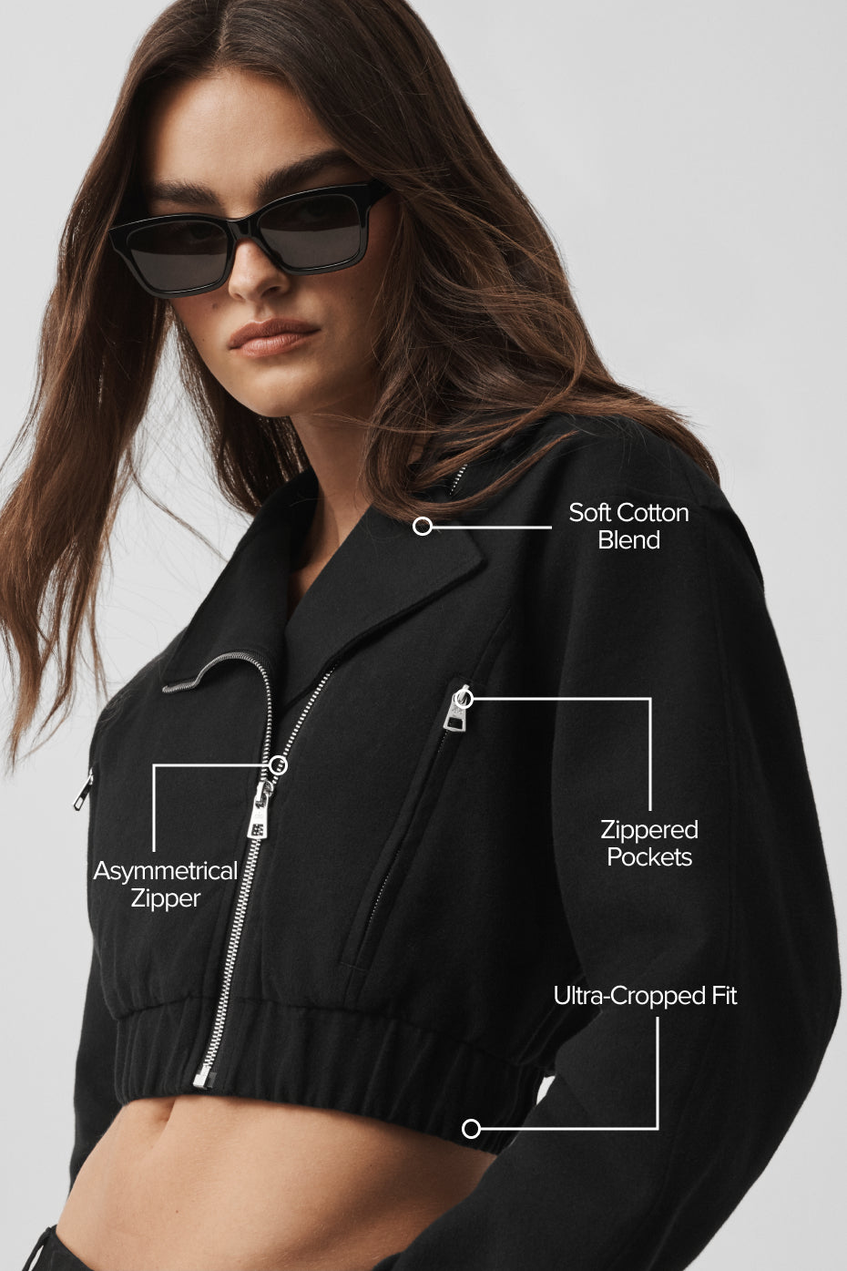 Cropped Cosmopolitan Jacket Black - Image 2