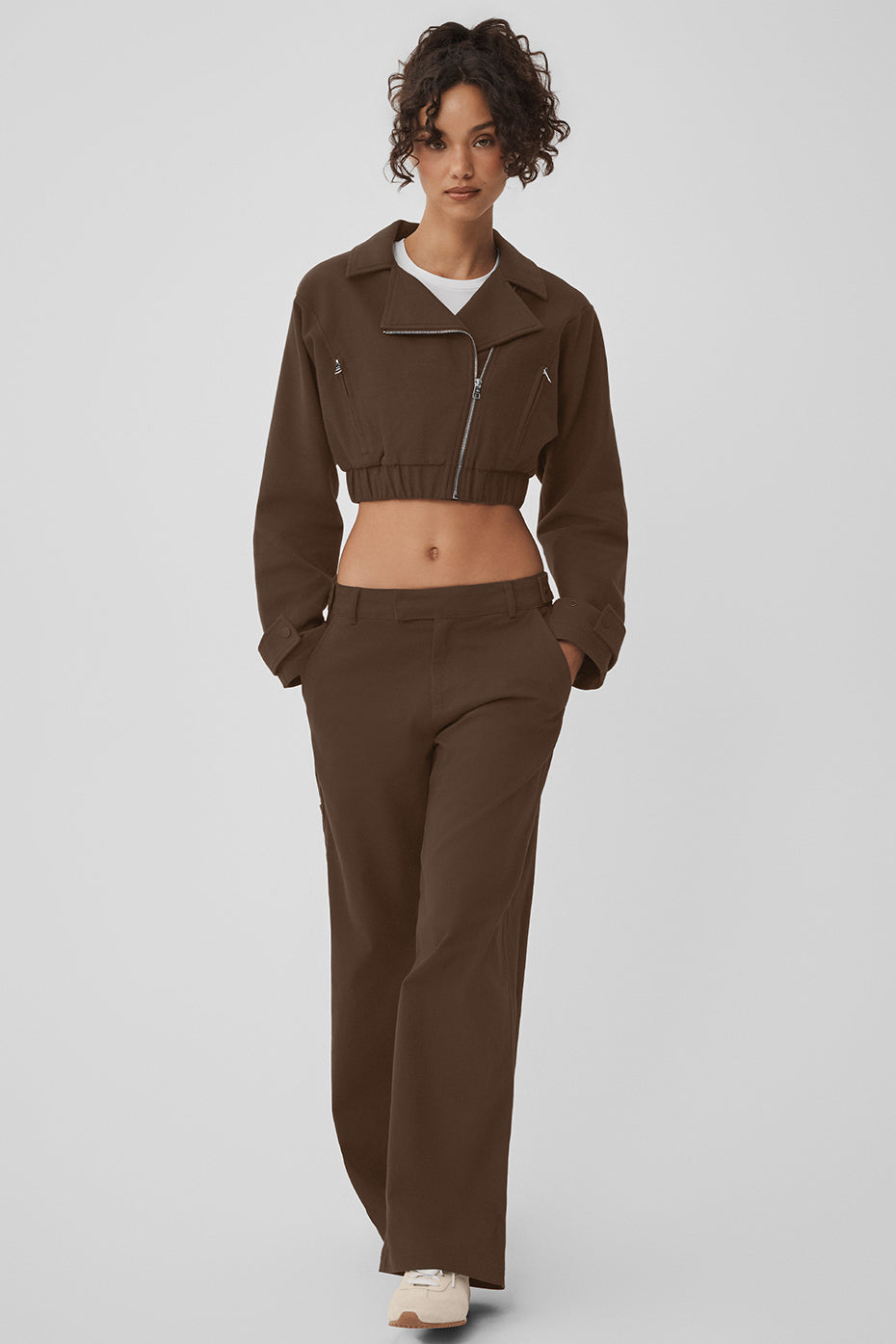 Cropped Cosmopolitan Jacket Espresso - Image 5