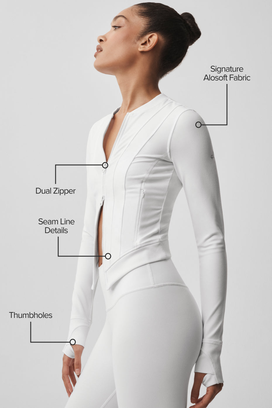 Alosoft Recharge Jacket White - Image 2