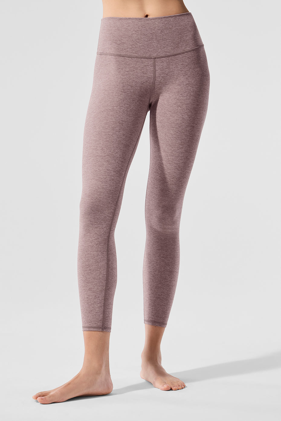 Alosoft High Waist 7/8 Highlight Legging Dark Pink Quartz Heather