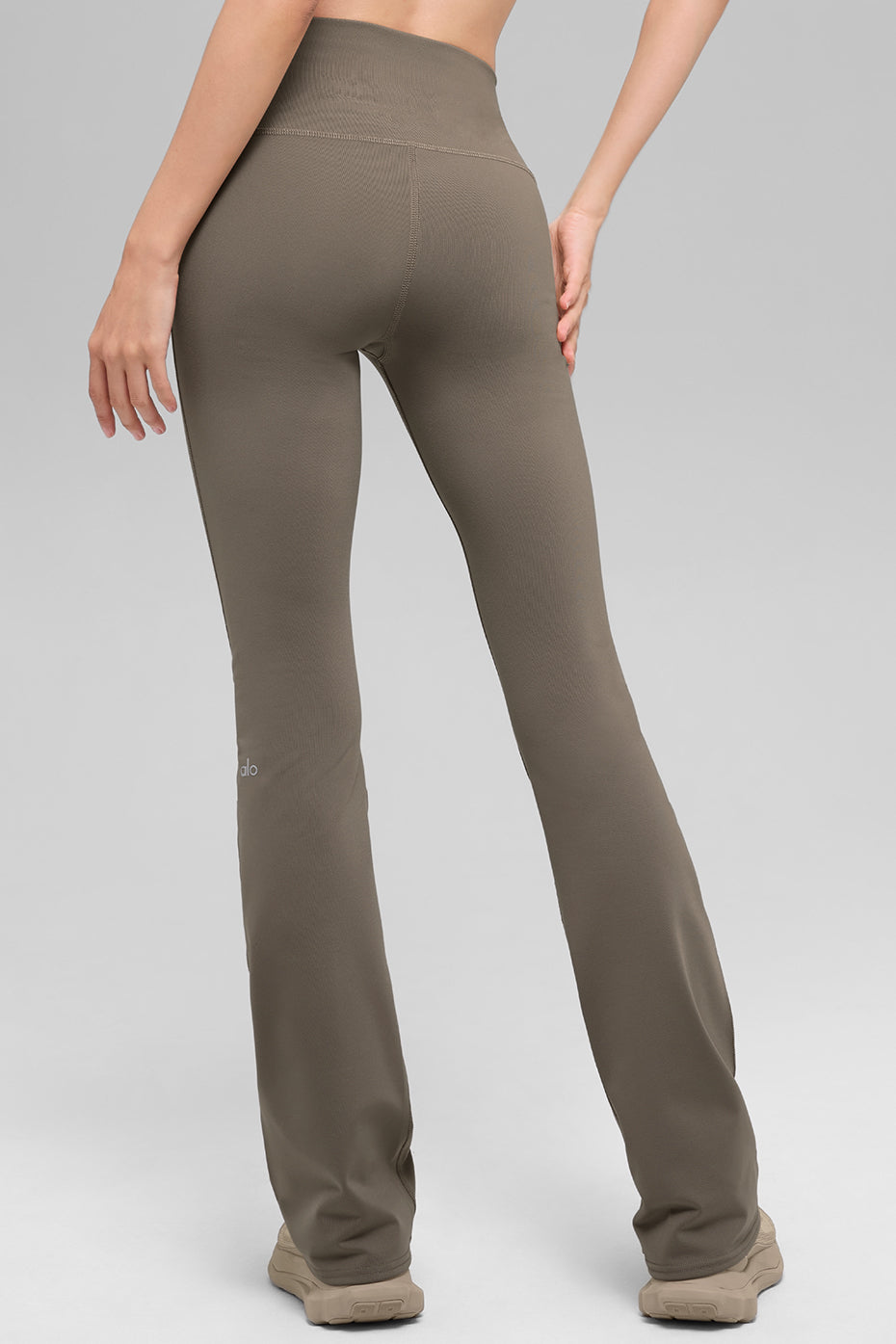 Alternative view of Airbrush High Waist Bootcut Legging   Light Cocoa
