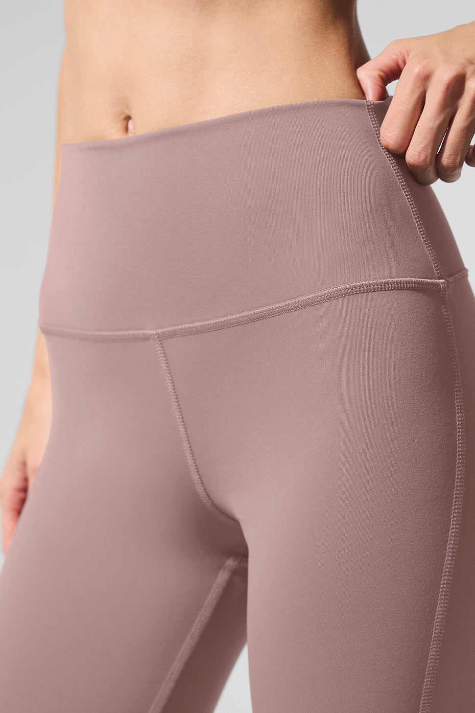 Airbrush High Waist 7/8 Bootcut Legging Taupe - Image 4