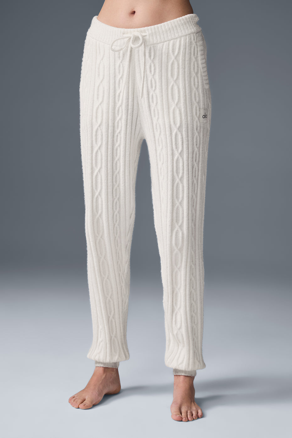 Cable Knit Winter Bliss Pant   Ivory