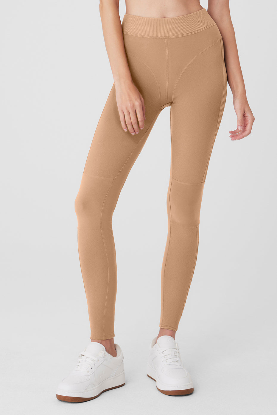 Alosoft High Waist Head Start Legging   Toasted Almond