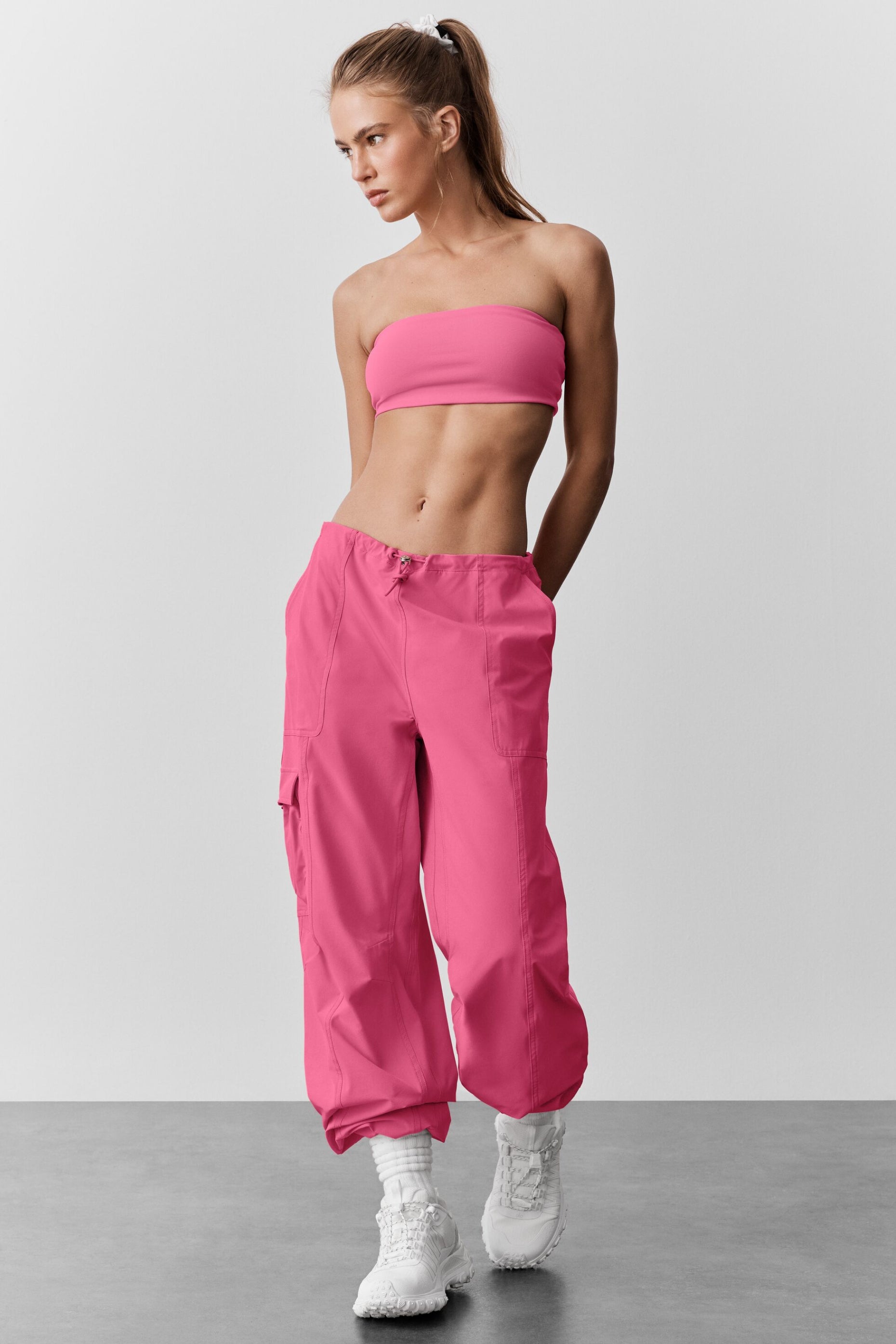 Low Rise Megastar Cargo Pant Paradise Pink - Image 5