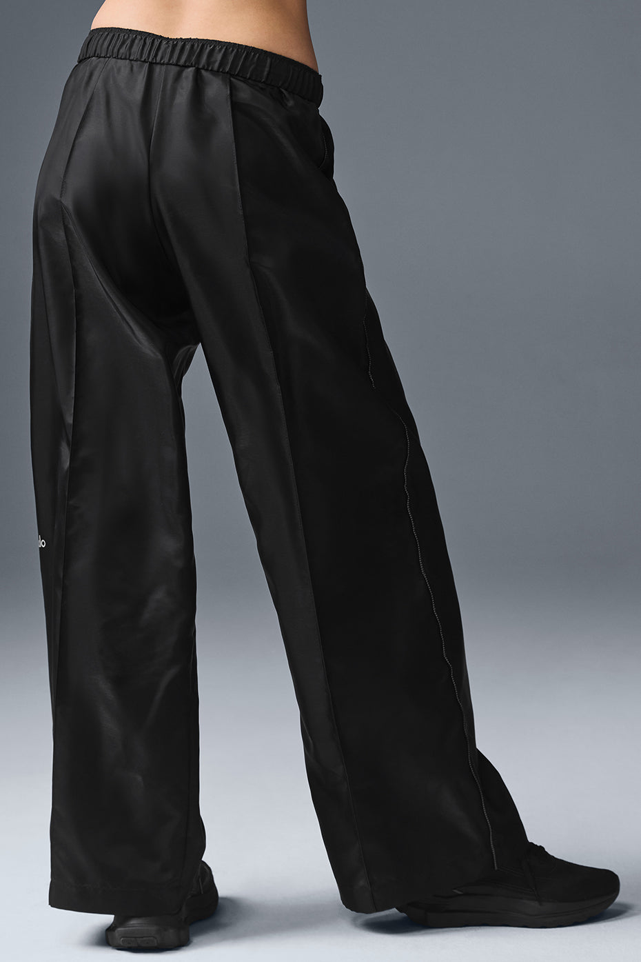 Afterglow Wide Leg Track Pant Black - Image 3