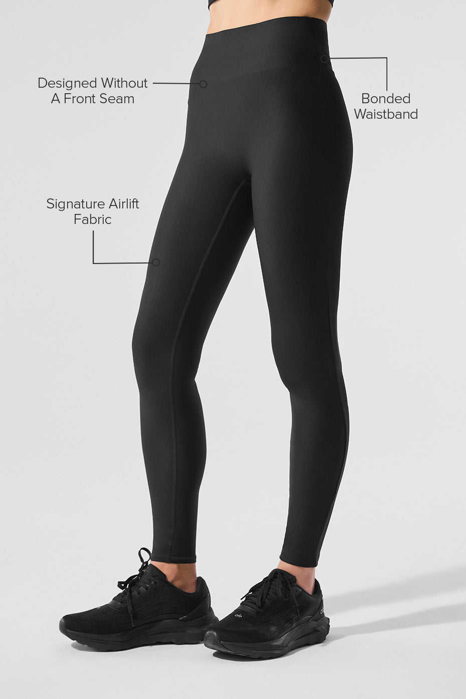 Airlift High Waist Sleek Legging Black - Image 2