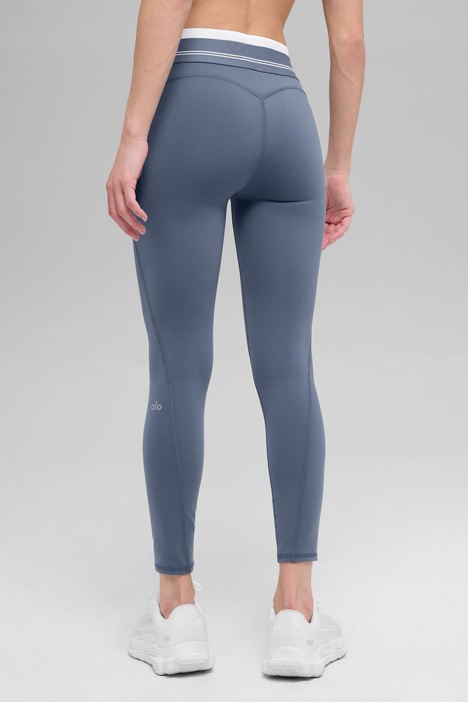 Airbrush High Waist 7/8 Better Together Legging Bluestone/White - Image 3