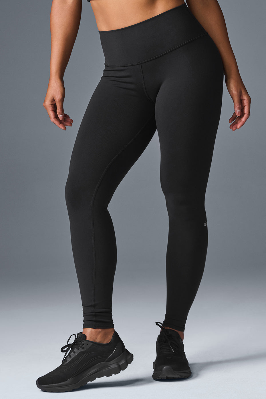 High Waist Airbrush Legging Black - Image 2