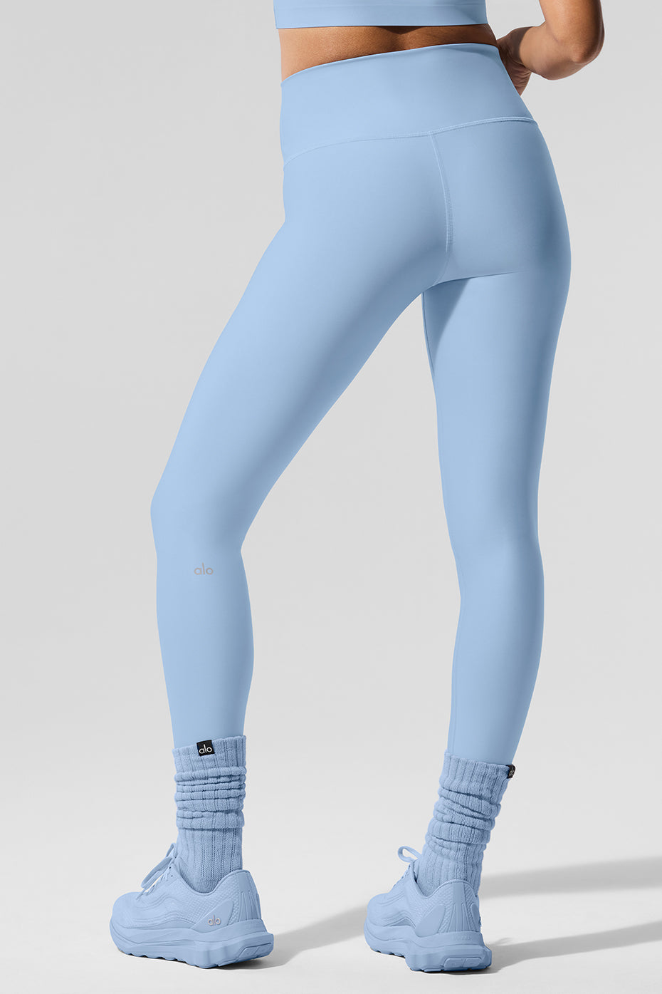 High Waist Airlift Legging Seashell Blue - Image 2