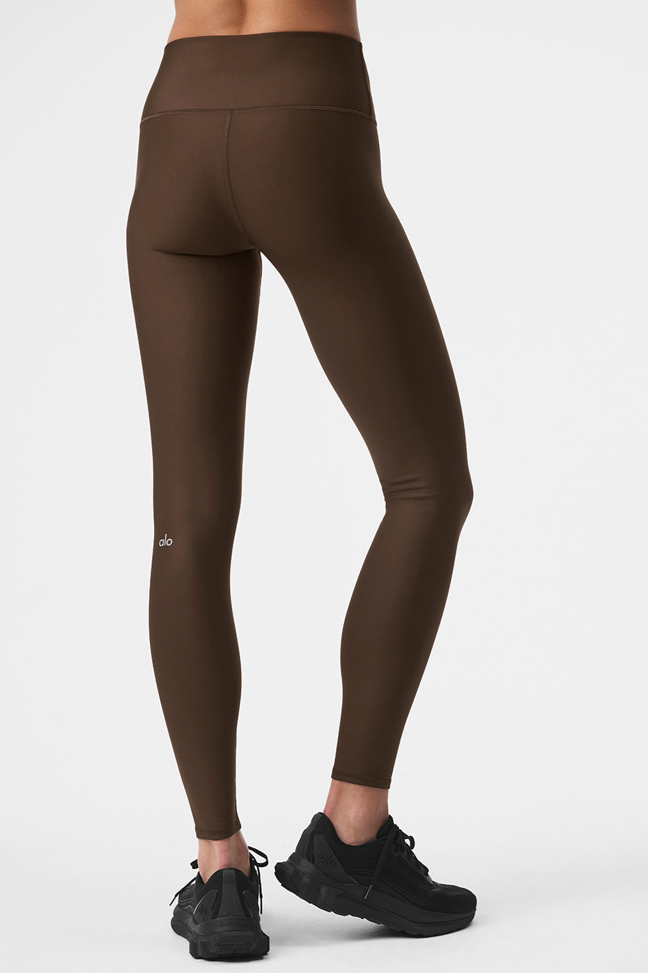 Alternative view of 7/8 High Waist Airlift Legging   Espresso
