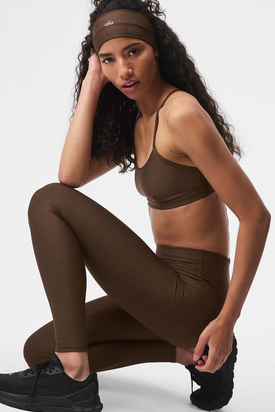 7/8 High Waist Airlift Legging Espresso - Image 5