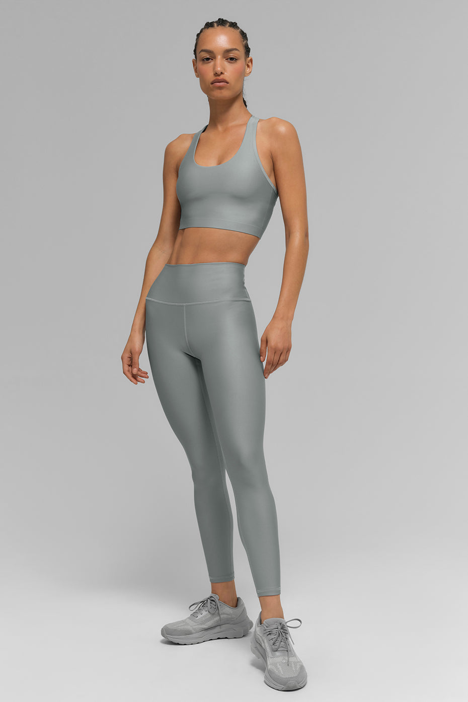 7/8 High Waist Airlift Legging Lunar Grey - Image 4
