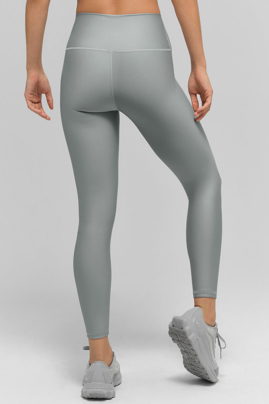 Alternative view of 7/8 High Waist Airlift Legging   Lunar Grey