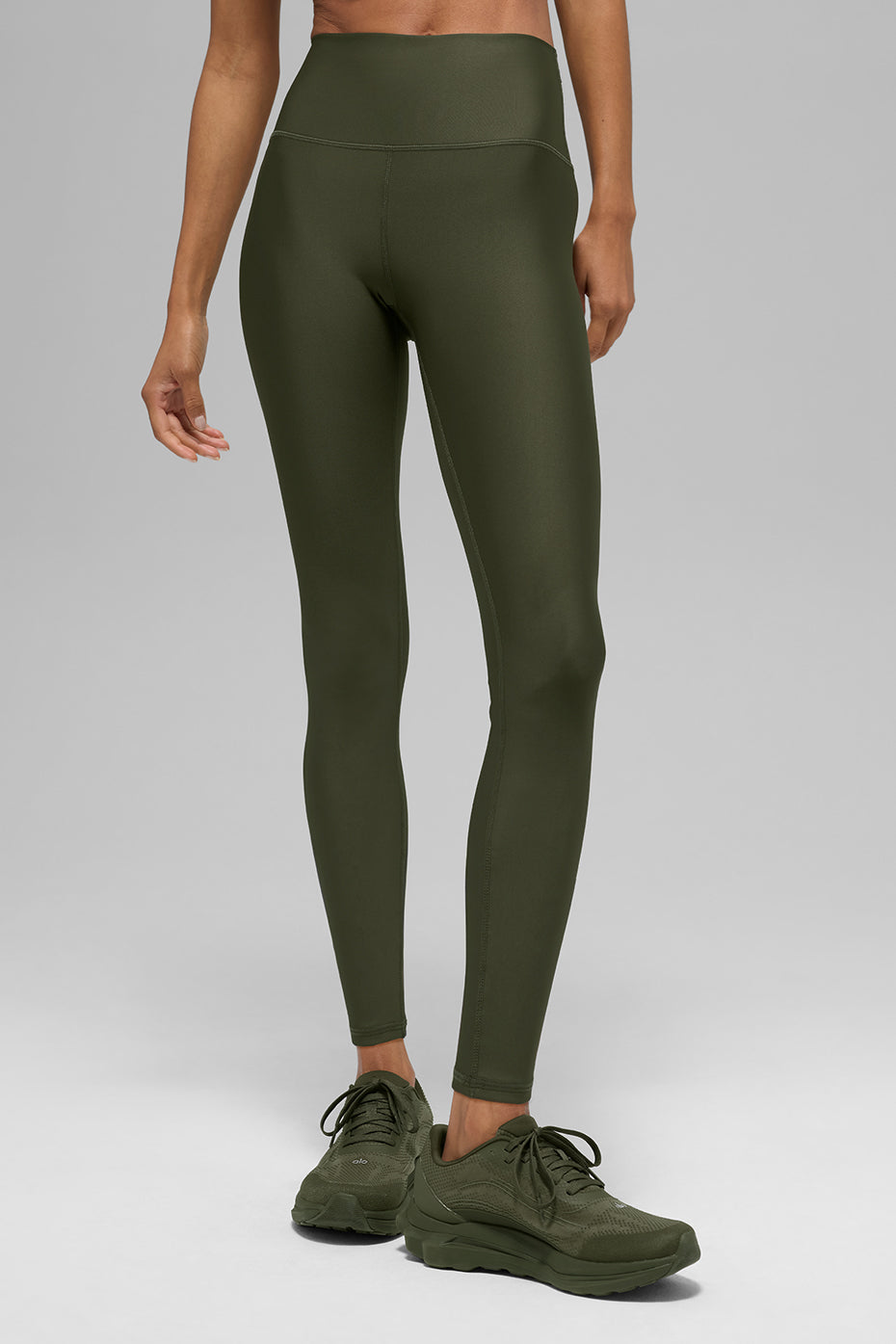 7/8 High Waist Airlift Legging   Green Olive