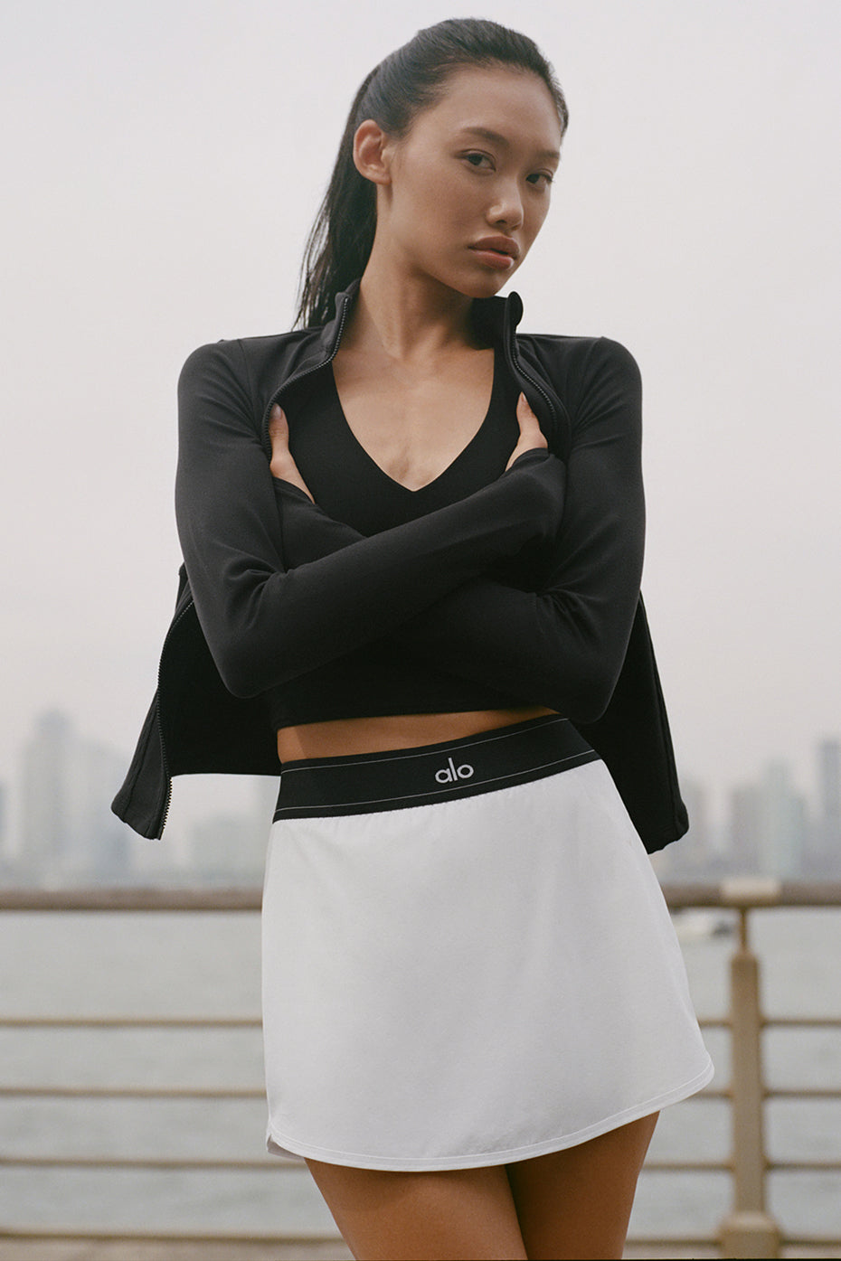 Match Point Tennis Skirt White