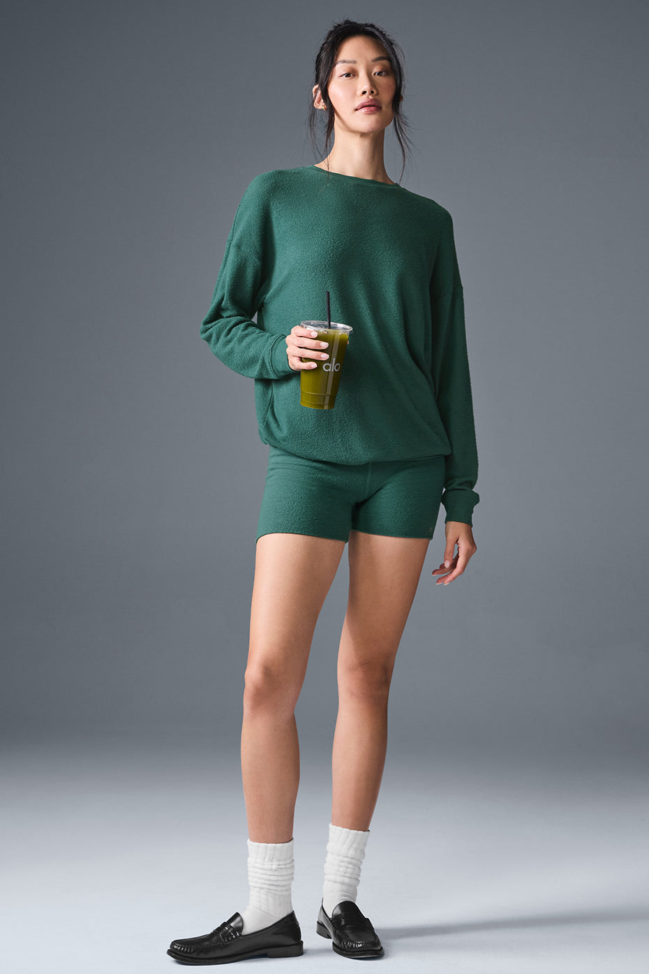 Alolux High Waist Me Time Short Winter Ivy - Image 4