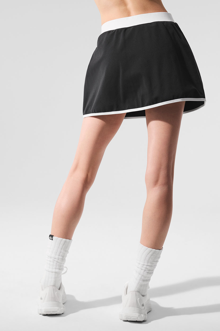 Airbrush Streamlined Skirt Black/White - Image 3