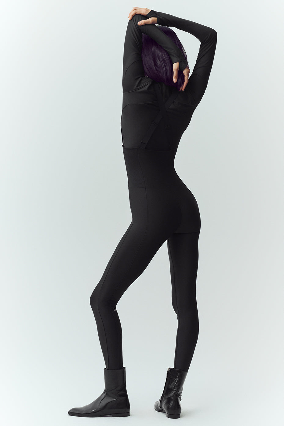 Alternative view of Airlift Winter Warm Ski Time Bib   Black