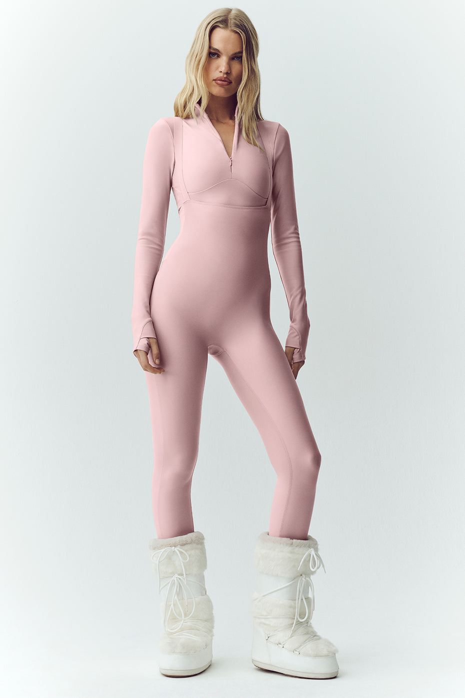 Airlift Winter Warm Ski Time Bib   Pink Champagne