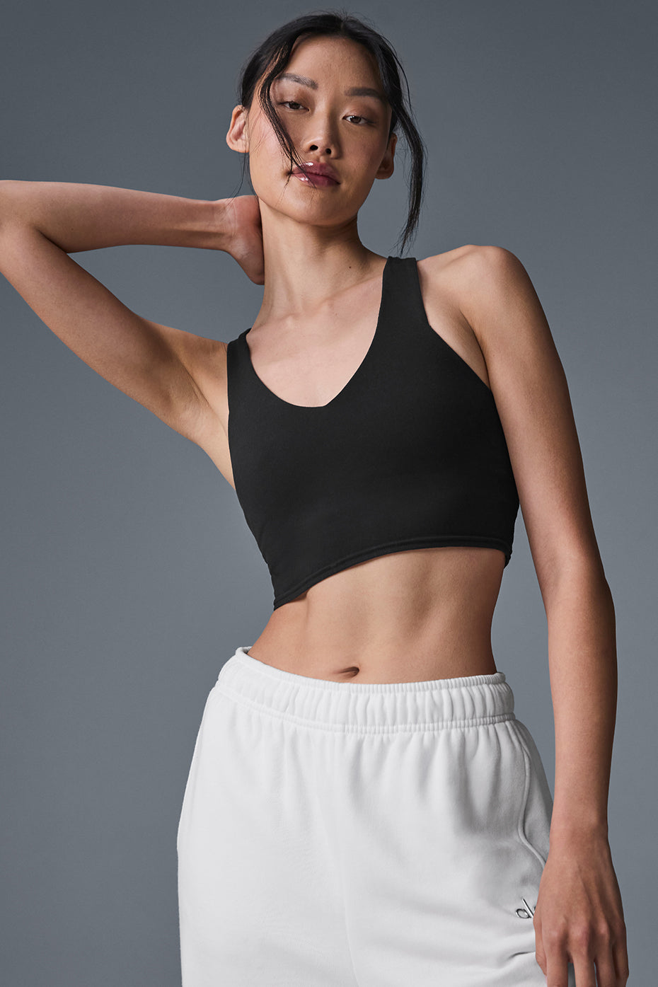 Airbrush Real Bra Tank   Black