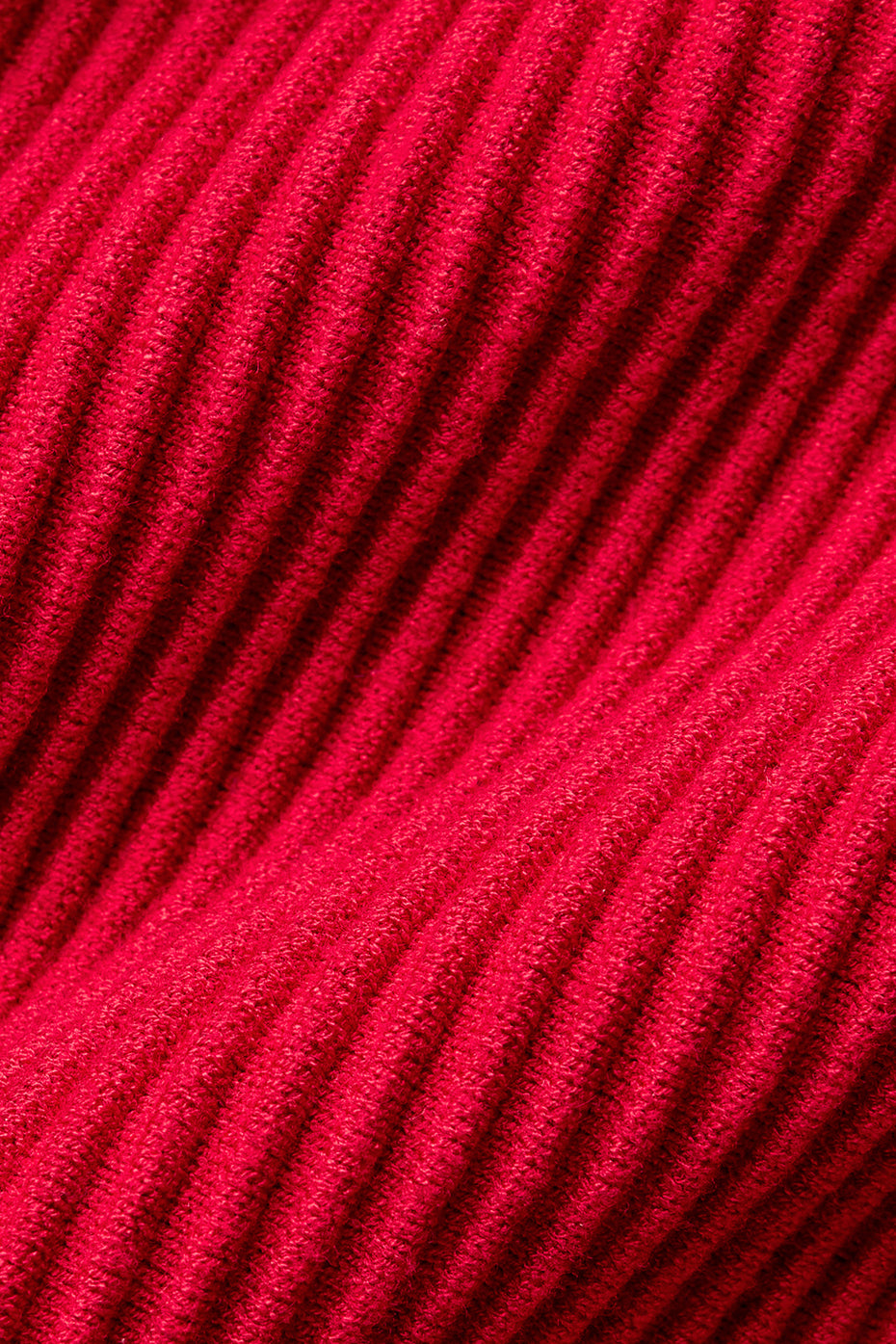 Denim Knit Garter Tank Bold Red/Dark Bold Red - Image 5