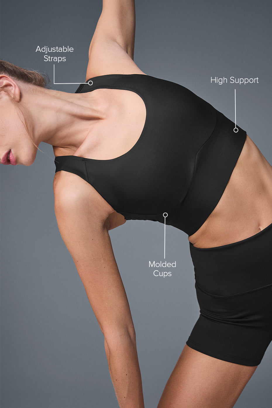 Alternative view of Airlift Empower Bra   Black