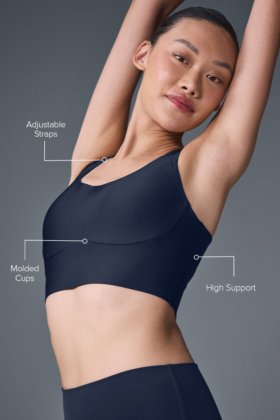 Alternative view of Airlift Empower Bra   Navy