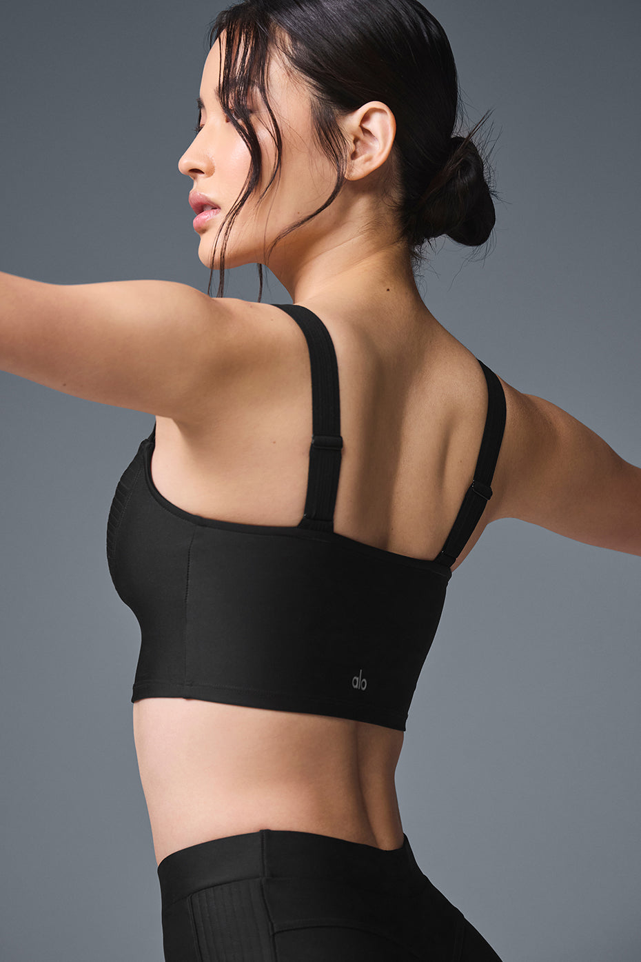 Airlift Turn It Up Bra Tank Black - Image 4