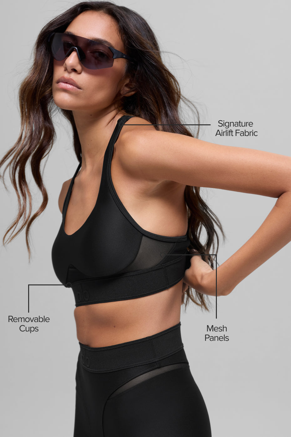 Airlift Rebel Bra Black - Image 2