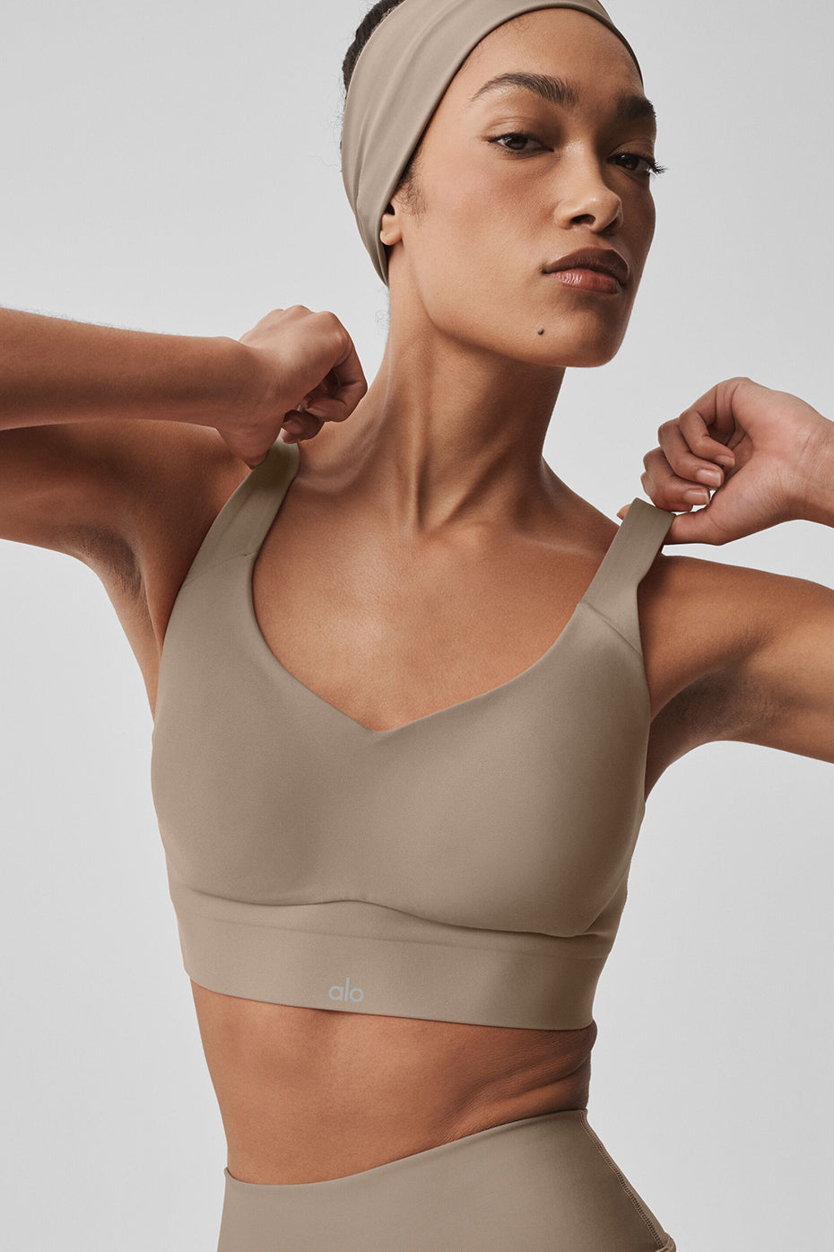Airlift Endurance High Impact Bra Gravel - Image 2