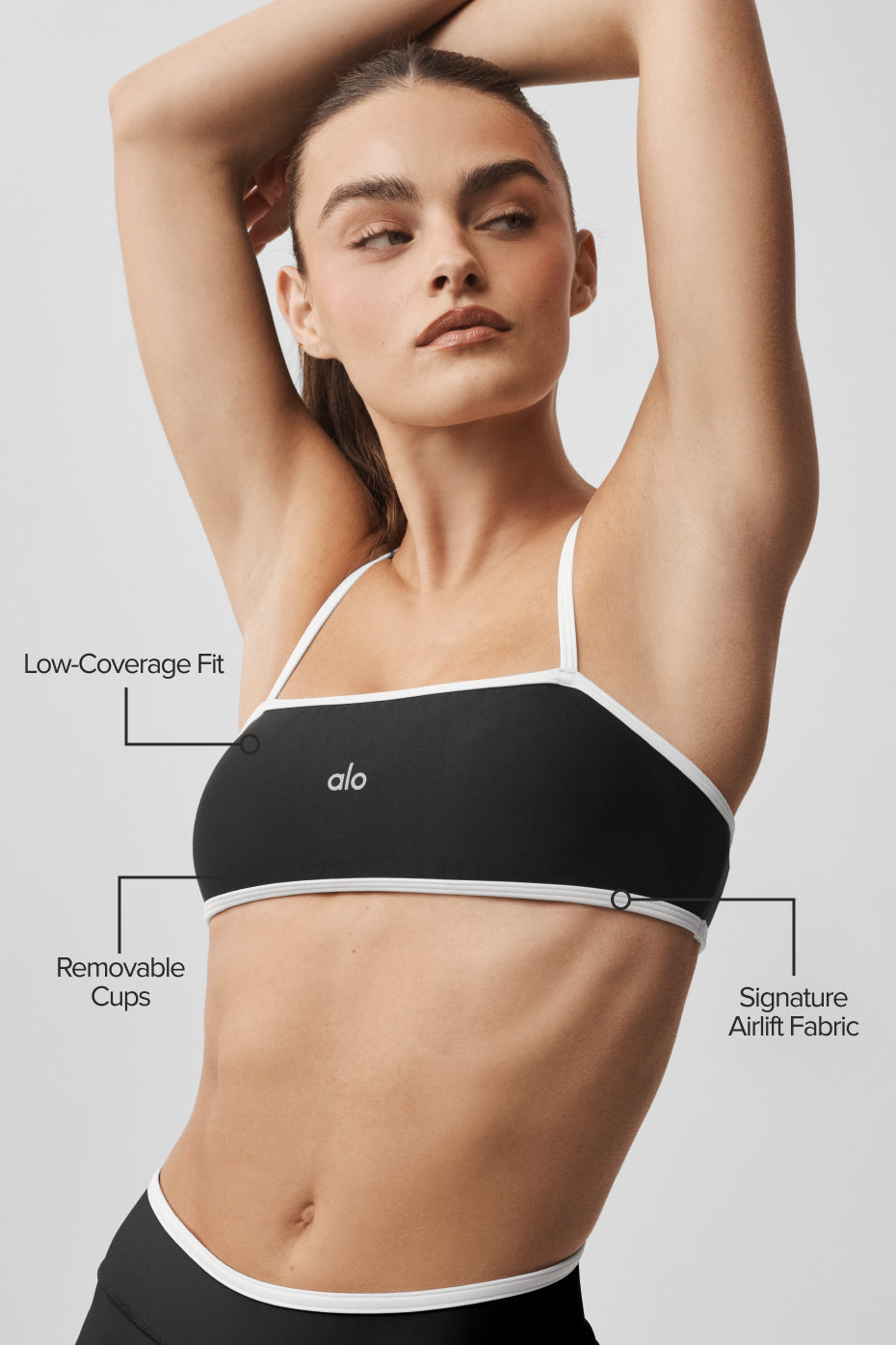 Airlift Charger Bra Black/White - Image 2