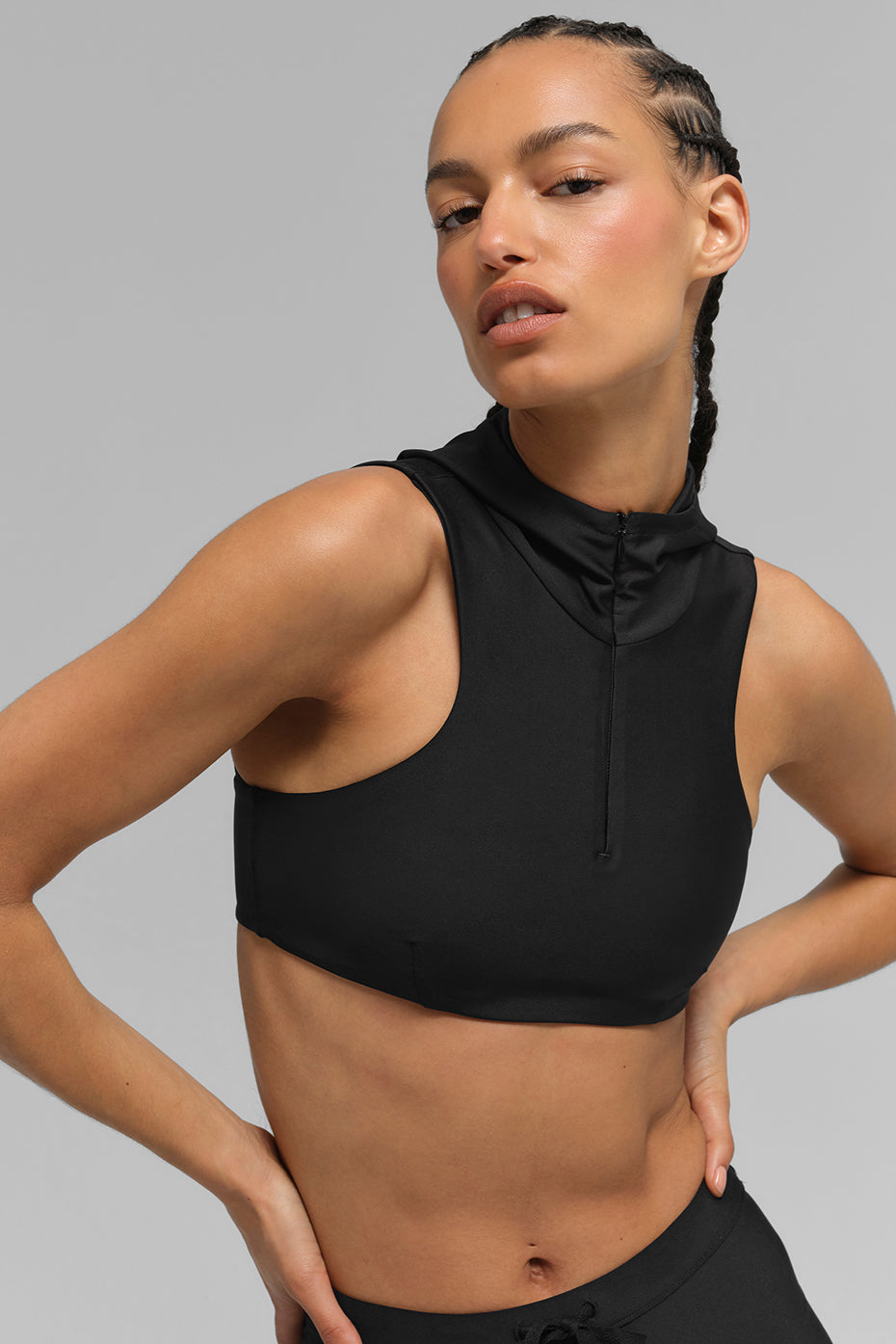 Airlift Light Speed Hooded Bra Black