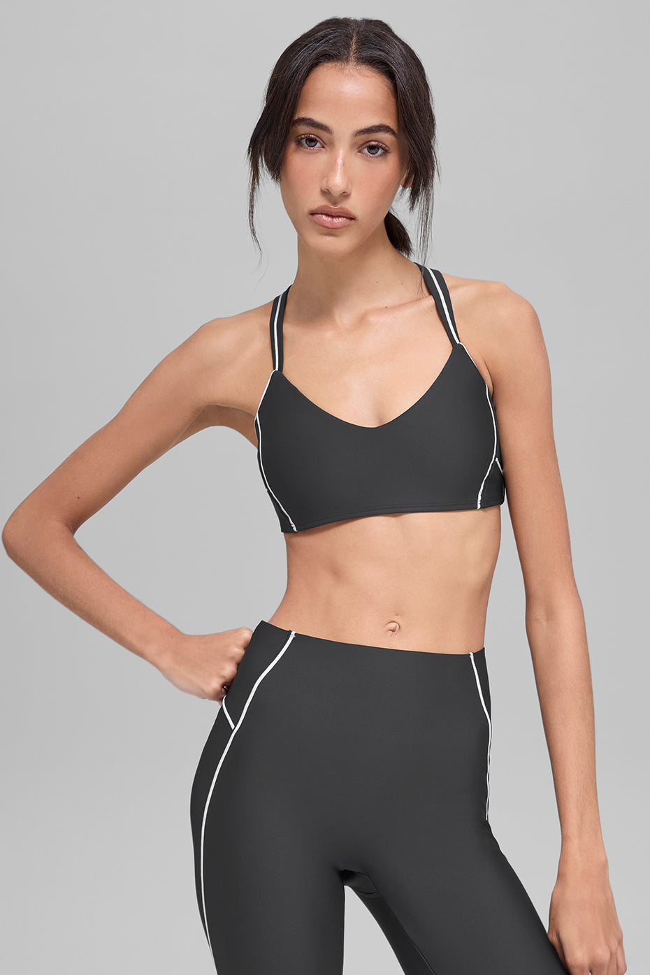 Airlift Haven Bra Anthracite/White - Image 3