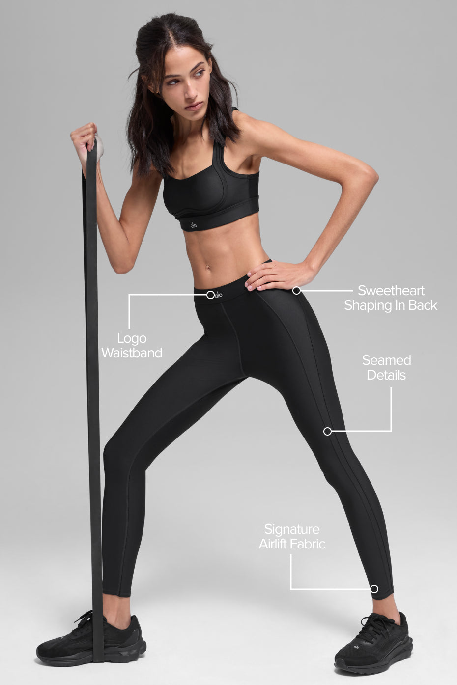 Airlift High Waist Ignite 7/8 Legging Black - Image 2